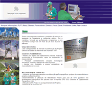 Tablet Screenshot of eletromar-eng.com.br